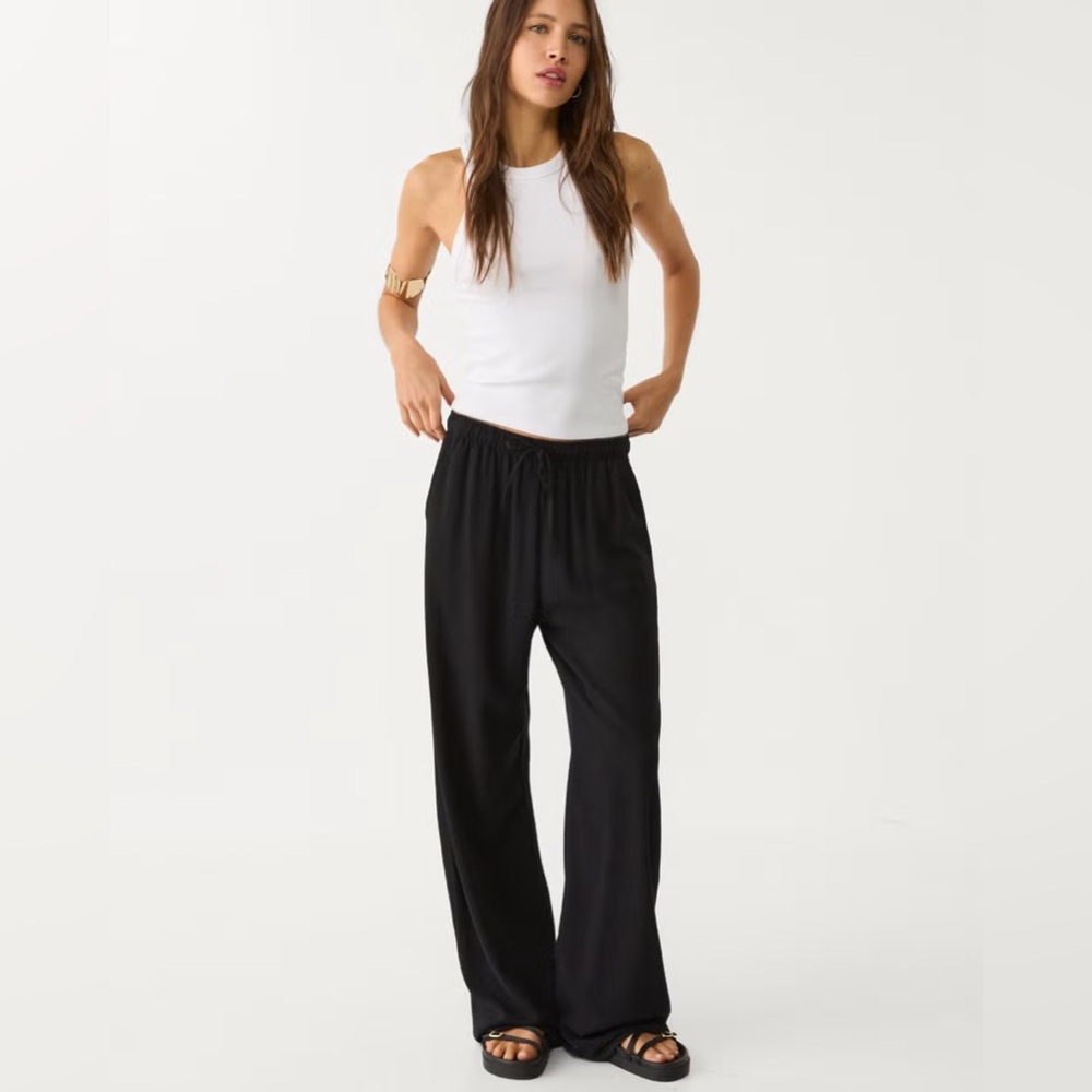 Zara Black Wide Leg Women's Pants